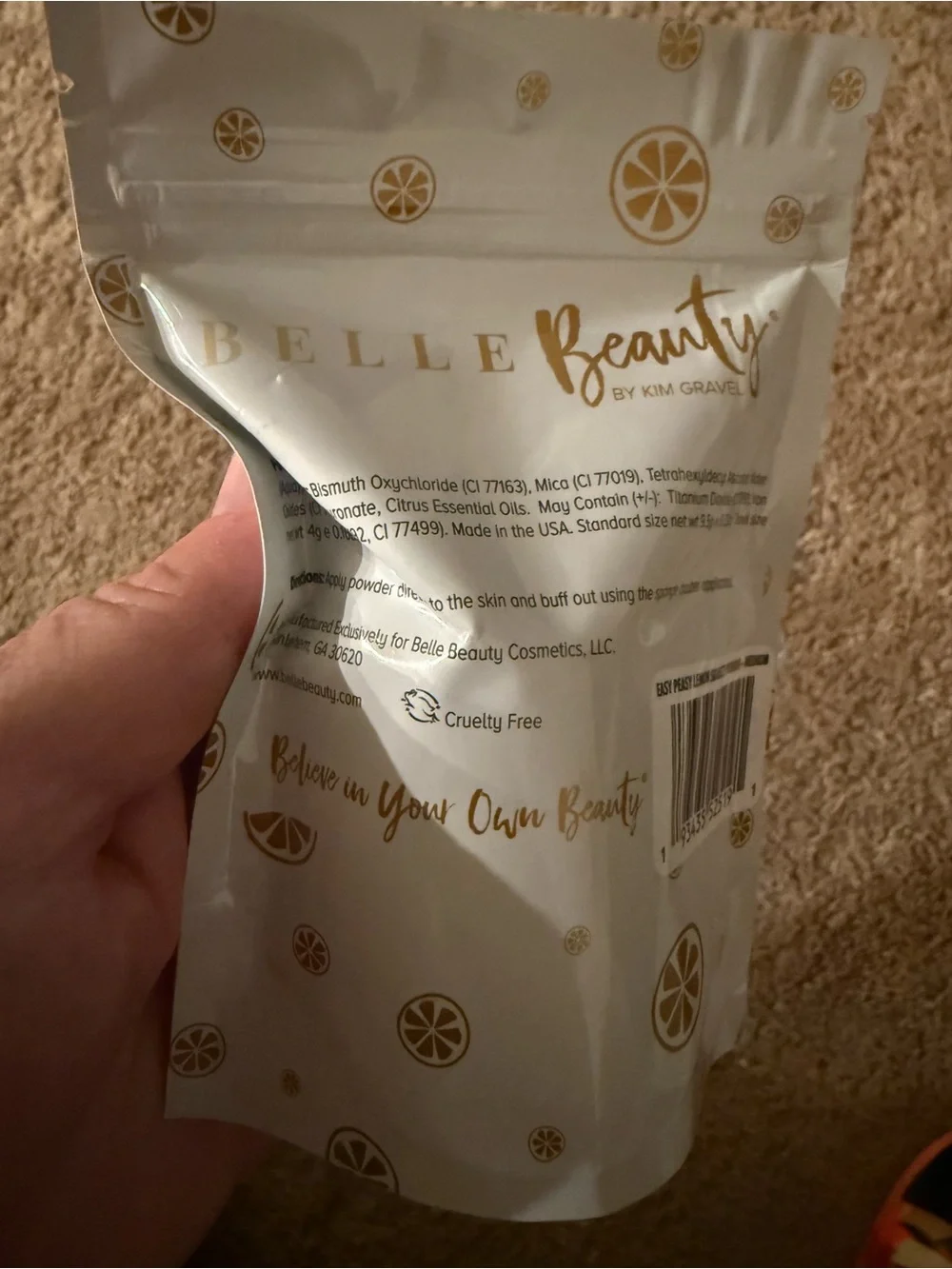 Belle by Kim Gravel Matte Mineral  Powder -